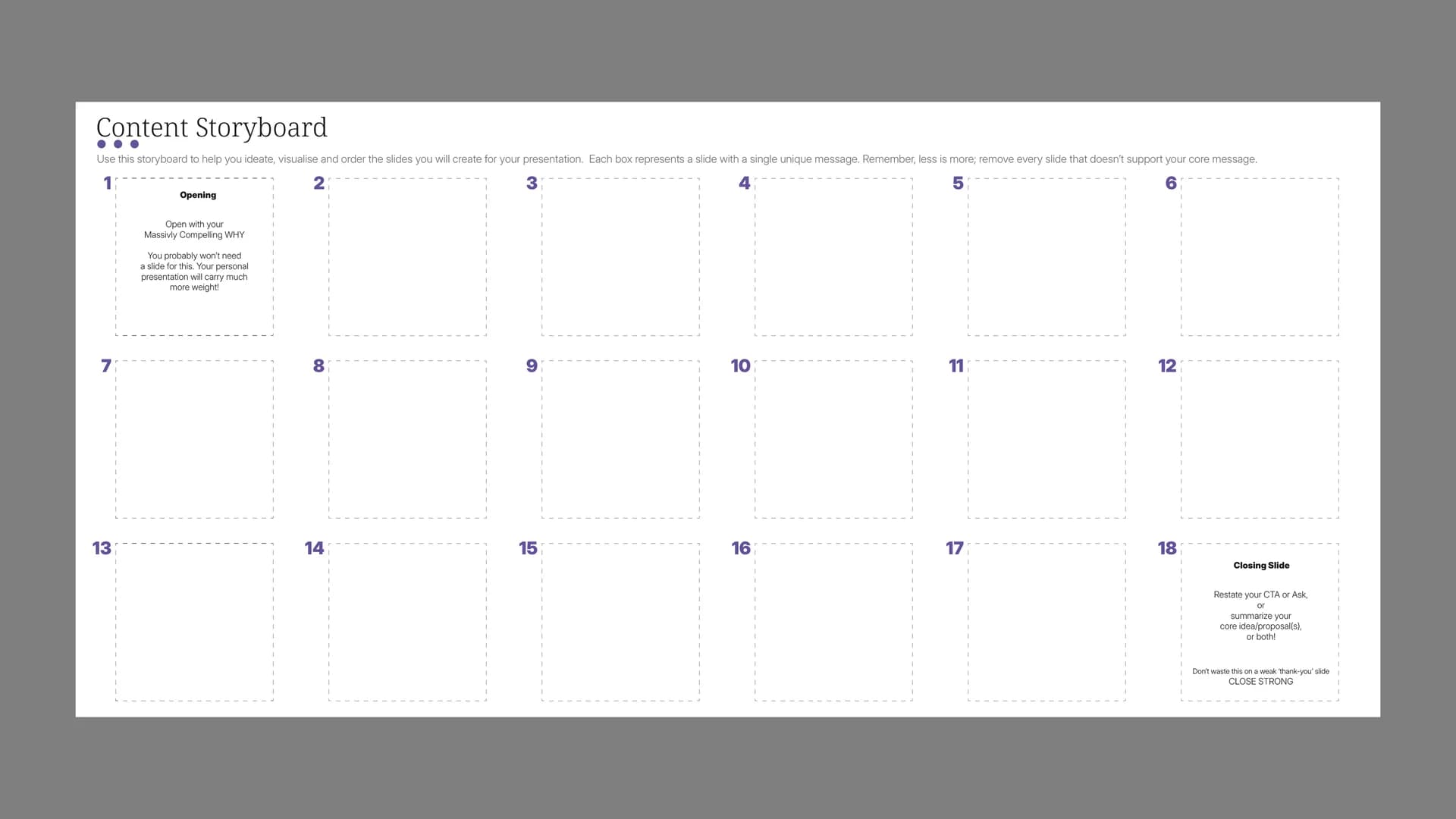 Content Storyboard